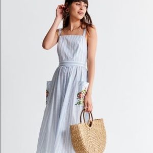 Urban Outfitters striped midi dress